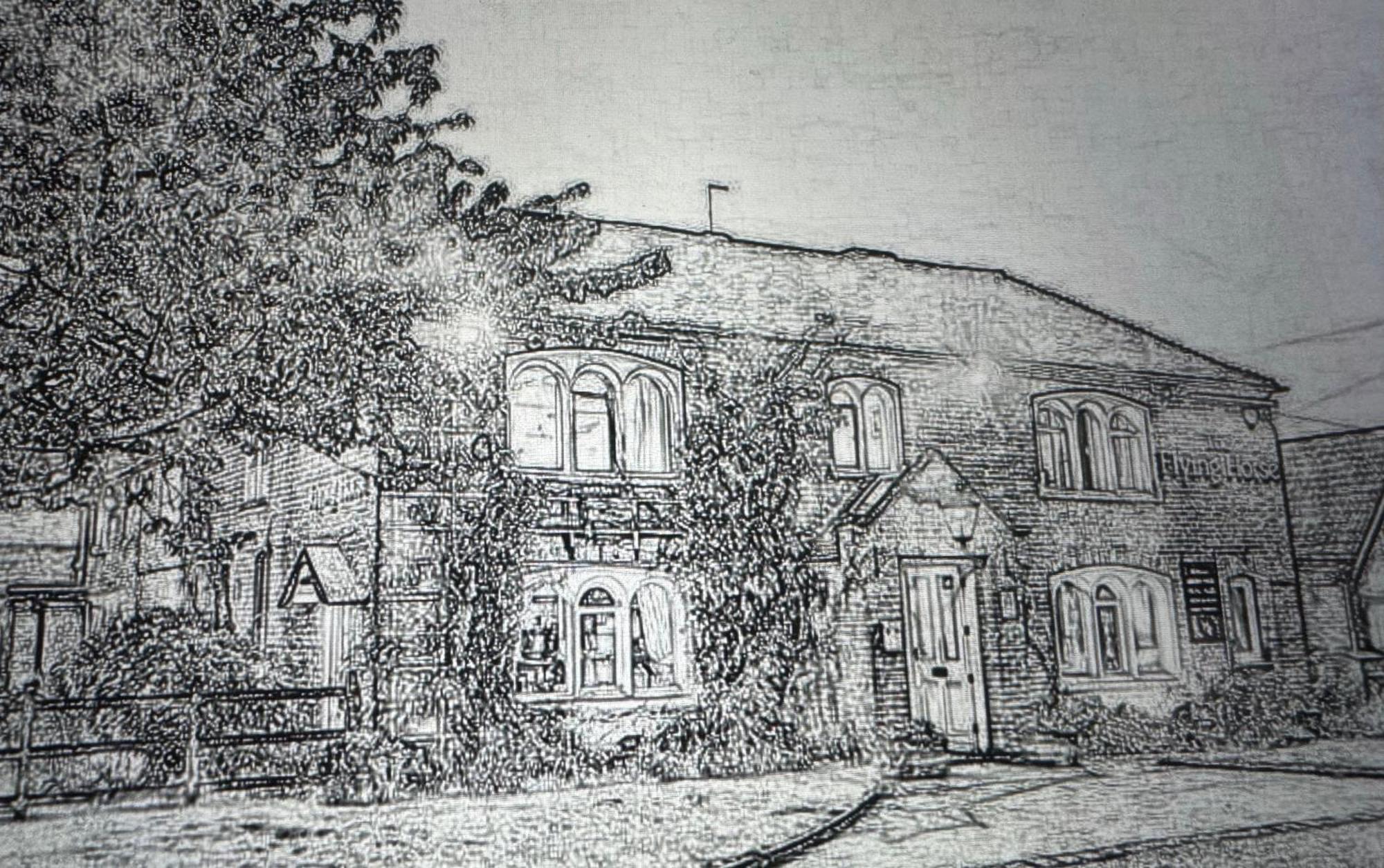 The Flying Horse Inn Boughton Aulph Exterior photo